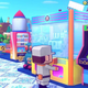 Zookeeper World screenshot, showing some arcade games in the zoo!